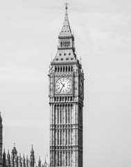 Fototapeta na wymiar Queen Elizabeth Tower with Big Ben at Westminster