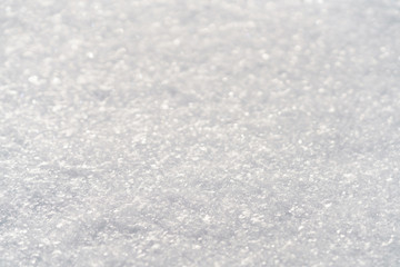 fresh white snow background angle shot