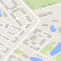 Abstract city map template