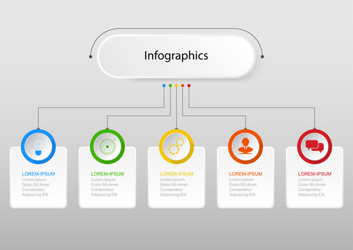 Infographic design vector Business concept steps or processes can be used for workflow layout, diagram, annual report, web design