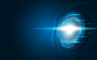 Abstract technology background Hi-tech communication concept futuristic digital innovation background vector illustration