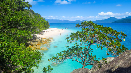 Visiting Fitzroy Island in the Great Barrier Reef, Queensland