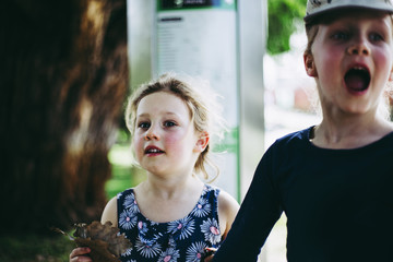 Children playing outdoors