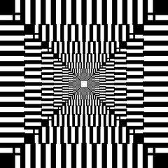 Abstract geometric background - rectangles and squares - black and white