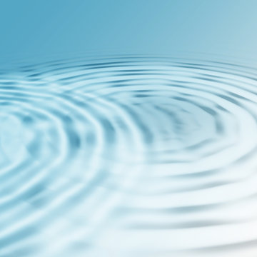 Abstract concentric water ripples