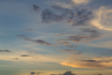 Sky clouds background.