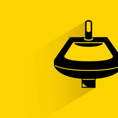 Fototapeta premium basin, sink on yellow background