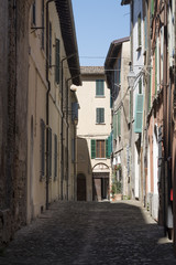 Fototapeta premium Brisighella (Ravenna, Italy): old street
