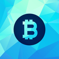 abstract bitcoin currency vector background