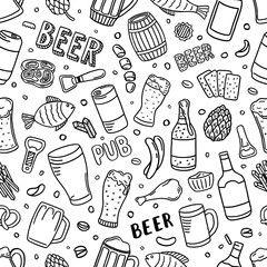 seamless beer background