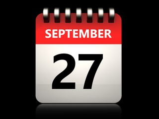 3d 27 september calendar