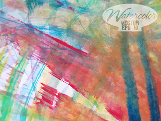 Abstract colorful watercolor