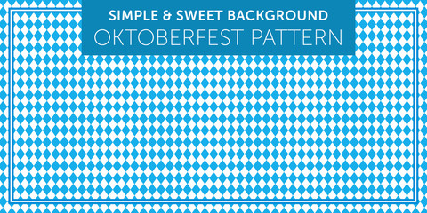 Oktoberfest seamless pattern Simple & Sweet Background vol.10 - obrazy, fototapety, plakaty