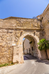 Fototapeta na wymiar Cagliari, Sardinia, Italy. Gate of the fortress
