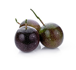 passion fruits isolated on white background