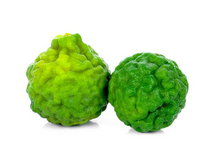 Bergamot isolated on white background