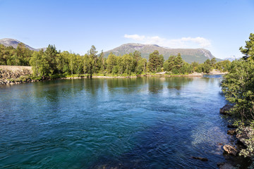 Rauma Fluss in Norwegen.
