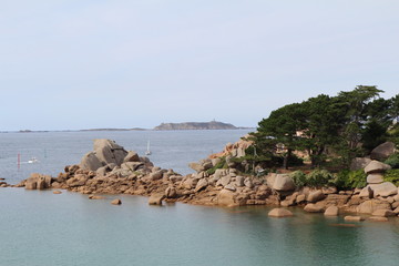 Vue au large de Ploumanac'h