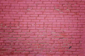 Brick wall from a distance