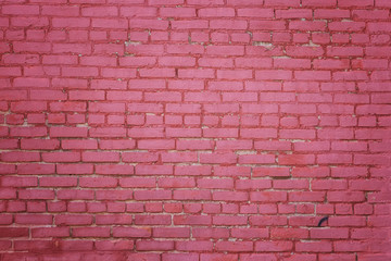 Brick wall from a distance