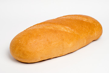 loaf of bread on a white background. isolate.