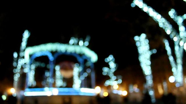      Park Zrinjevac in Advent time in Zagreb  