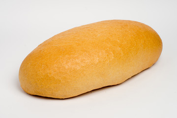 loaf of bread on a white background. isolate.