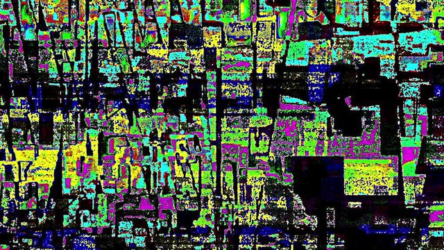 Glitch Datamosh Noise Colored Geometrical Distorted Error Animation Background