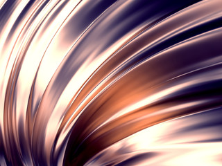 Wave Abstract Background 3D Rendering