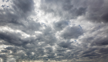 Rainy or rain cloud, gray color background