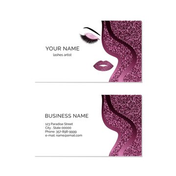 Makeup Artist Business Card Images