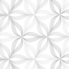 Abstract linear petal flower for wallpaper or texture