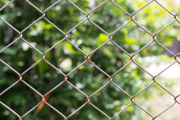 Fototapeta premium Chain link Fence