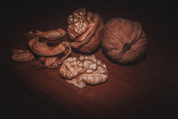 Walnuts. Vitamins for the brain.