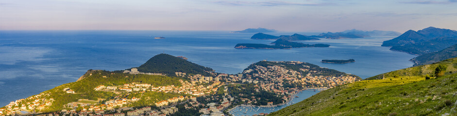 Obraz premium Panorama of Dubrovnik,Croatia