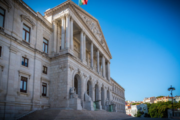 Fototapeta na wymiar El parlamento de Portugal, Palacio de Sao Bento Assembleia de Republica Lisboa Europa de política, EC, Portugal, Lisboa 