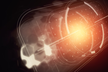 Technology and hud concept