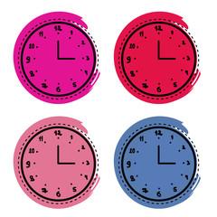 clock, time vector icon