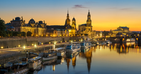 Fototapeta premium Panoramic image of Dresden, Germany