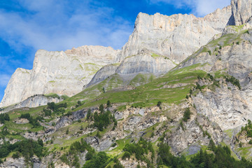 Mountain on Alps in Swiss