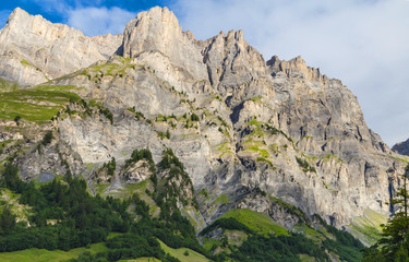 Fototapeta na wymiar Mountain on Switzerland Alps