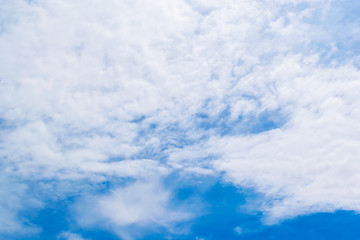 Fototapeta premium Beautiful of blue sky with white cloud for texture background. Concept idea background.