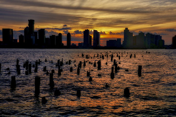Fototapeta premium Hudson River Sunset 4