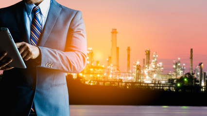 Businessmen in the refinery business