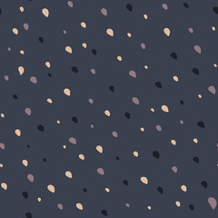 Hand drawn dots pattern