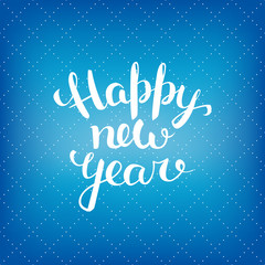 Happy New Year lettering