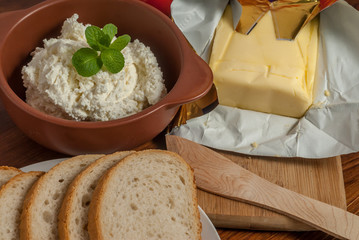 Śniadanie z twarożkiem