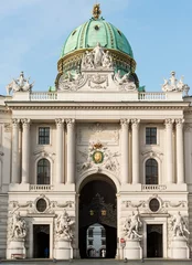 Fotobehang Vienna, Main entrance to The Hofburg is the former principal imperial palace of the Habsburg dynasty. Austria. © lenaivanova2311