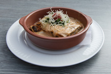 Vegetarisches Nudelgericht