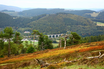 Blick vom Ettelsberg bei Willingen im Hochsauerland